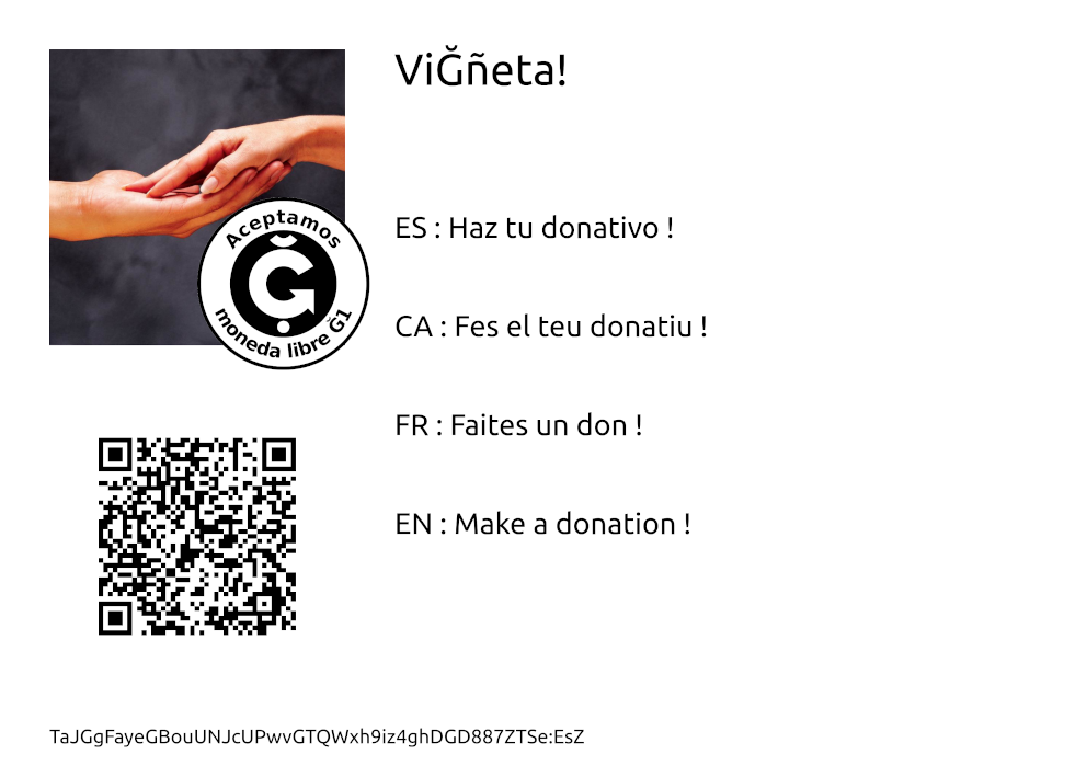 Vignette example: Make a donation to vignette !